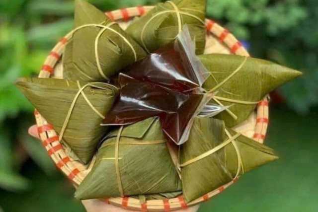 Bánh tro - món ăn thanh mát, giải nhiệt ngày Tết Đoan ngọ